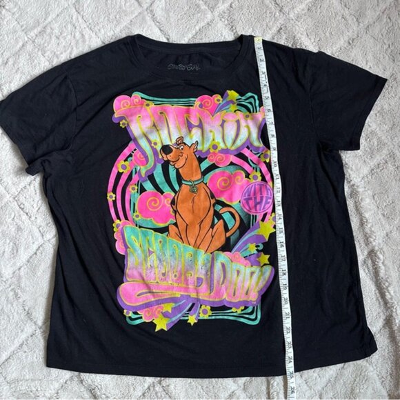 Scooby-Doo! | Rockin with Scooby Boyfriend Fit T-Shirt | Size Extra Extra Large - Picture 7 of 7